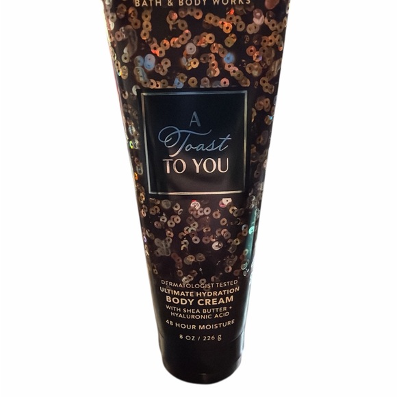 Bath & Body Works Other - Bath & Body Works A Toast to You Body Cream - Black with Gold Accents